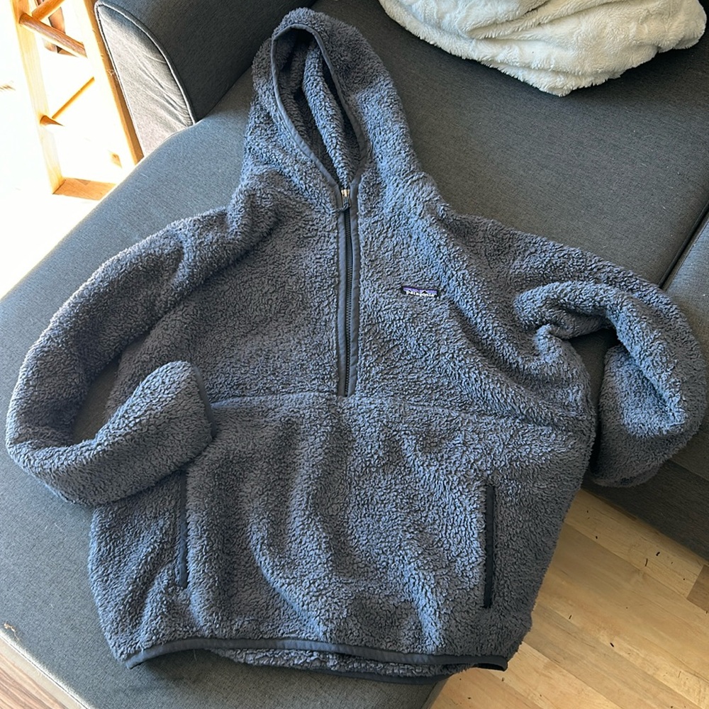 Patagonia Gray Fleece Hoodie